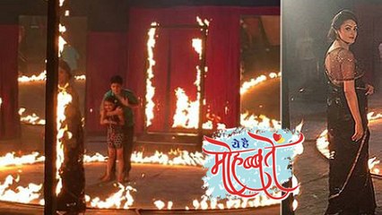 Shagun Leaves Ruhi And Adi In Fire| Ishita Saves her Children | Ye Hai Mohabbatein