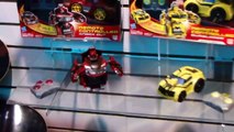 Transformers Prime RC Remote Controlled Bumblebee and Knockout DEMO