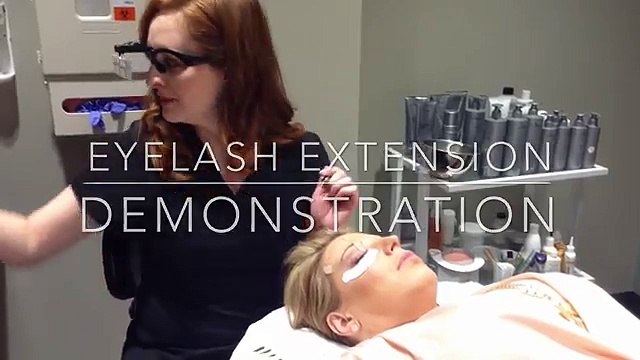 Eyelash Extension Demonstration - The Lucas Center Plastic Surgery