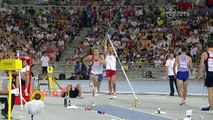 Pole Vaulter breaks pole at Championship - from Universal Sports