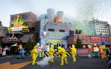Inauguration de Springfield à Universal Studios Hollywood
