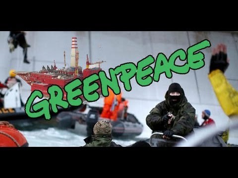 Greenpeace oil rig protesters held by armed Russian security forces