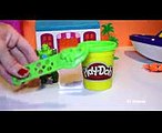 Play-Doh Lizard Invasion and Dino to Bot Playskool Heroes Transformers Boulder The Rescue Bot