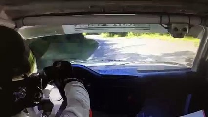 RALLYE DU PRUNELLI 2015 ACCIDENT VACHE