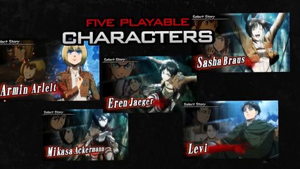 Shingeki no Kyôjin : Humanity in Chains - Trailer de lancement