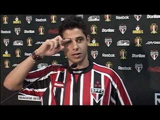 [Coletiva] Apresentação do Lateral Cicinho - parte 1
