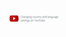 Changing language and country settings