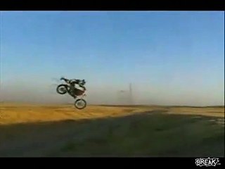 Dirtbike Gap Jump Goes Very Wrong