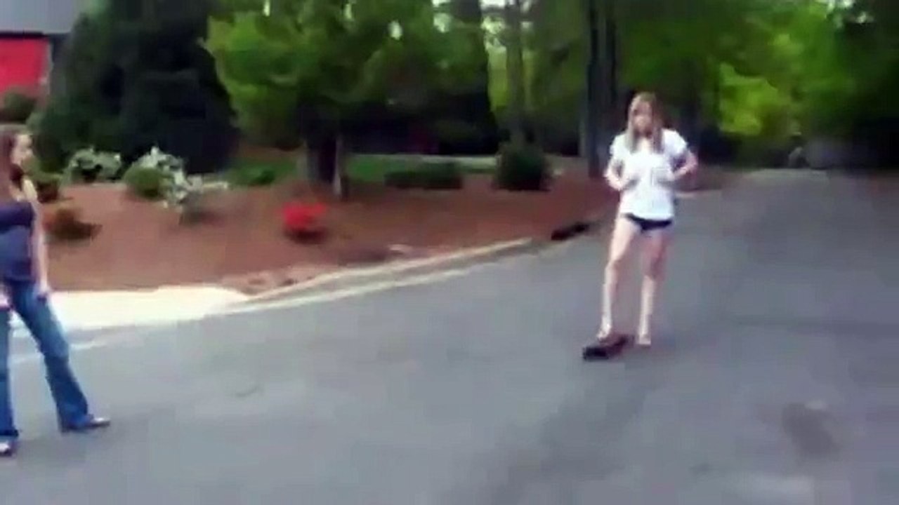Girl Falls Off The Skateboard funny _ Tune.pk