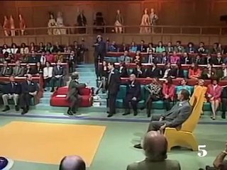 Nicolas Sarkozy et Michel Piccoli dans "Les Absents on toujours tort" en 1991 sur La Cinq