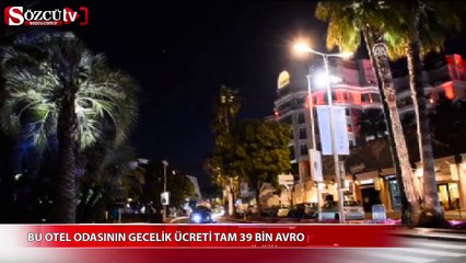 Bu otel odasının gecelik ücreti tam 39 bin avro
