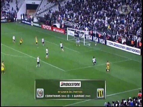 Corinthians cayó 1-0 ante Guaraní y quedó fuera de la Copa Libertadores