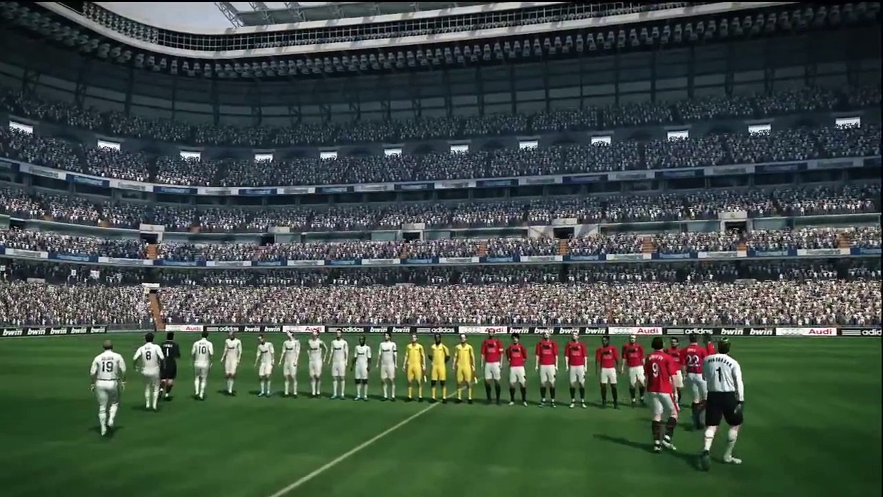 PES 2010 - Real Madrid vs Man Utd Highlights