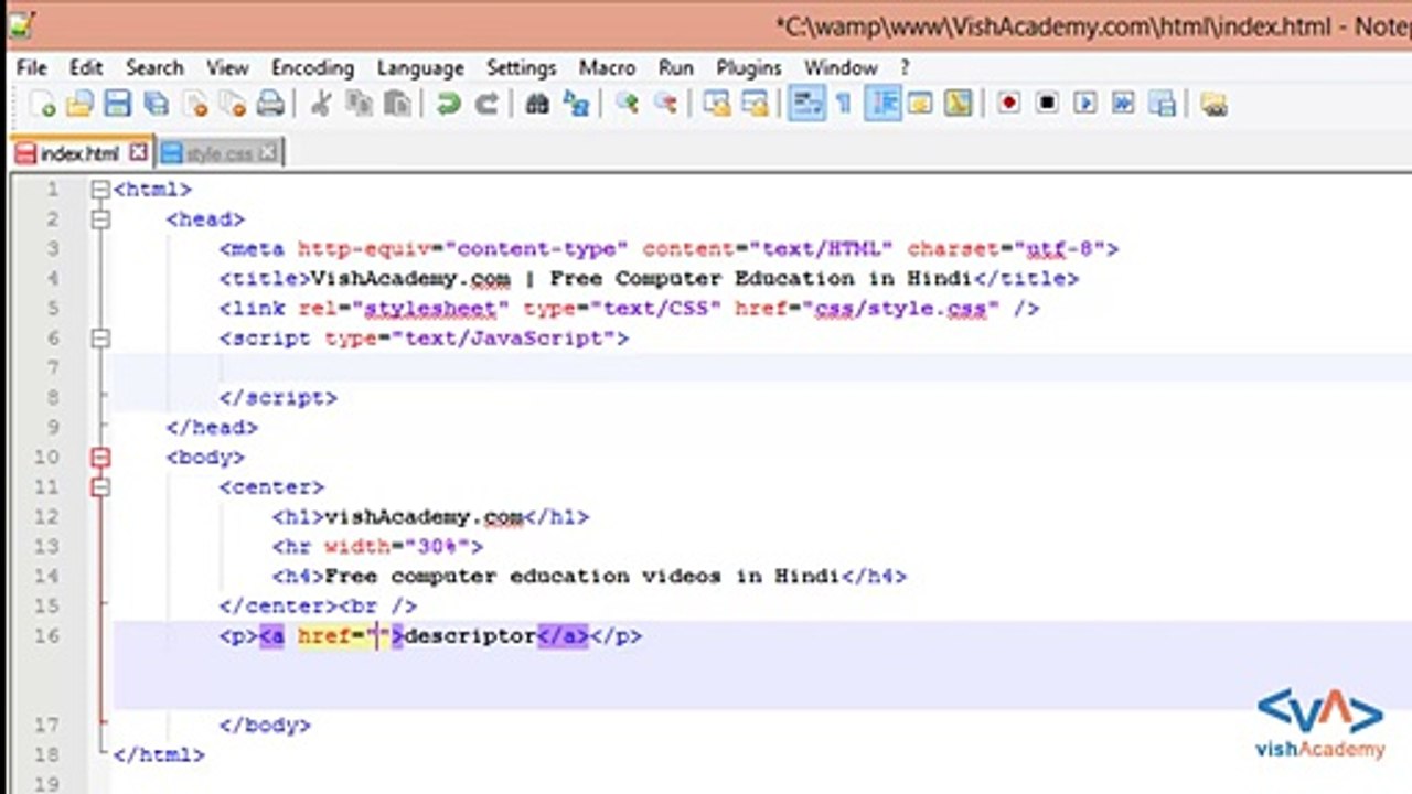 Download Now Link _ button in webpage in Hindi