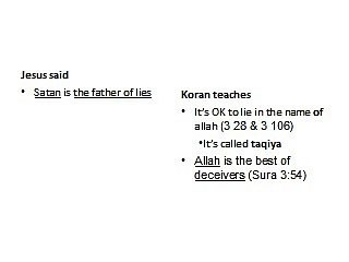 True Religion - Christianity or Islam