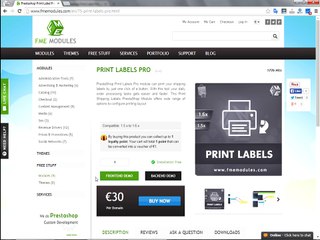 How Print Shipping Labels in Prestashop?