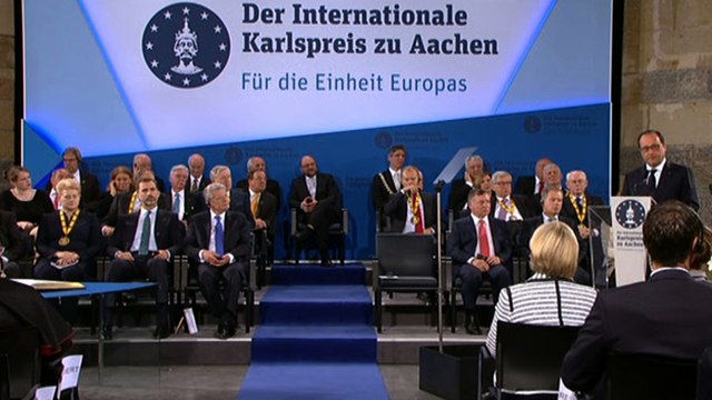 Discours lors de la remise du Prix Charlemagne à M. Martin SCHULZ