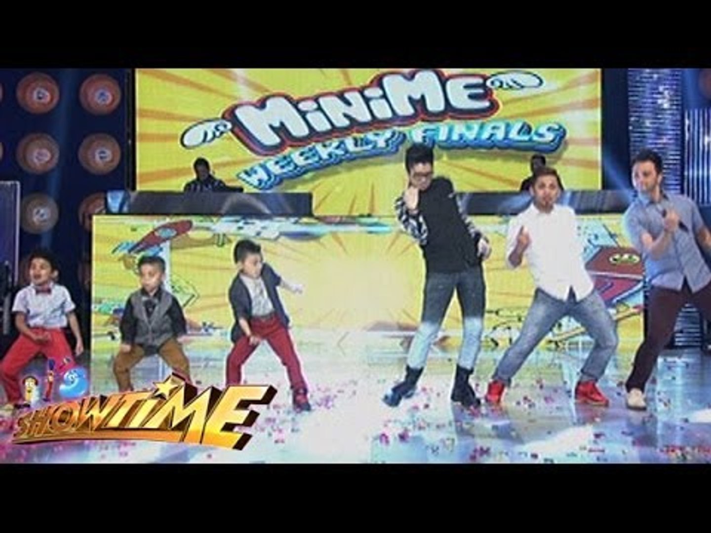 Billy, Vhong, Jhong dance off with 'MiniMes' on 'It's Showtime' - video  Dailymotion