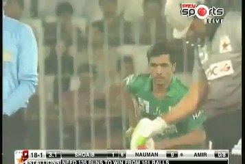 PTV CricketMuhammad Amir Bowled Shoaib Malik with a Beauty