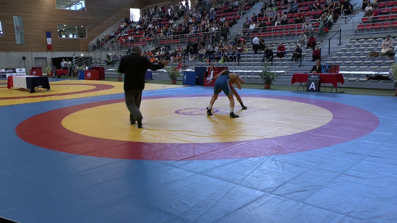 Maxime Fiquet champion de France sénior 2015 en 70 kg lutte libre