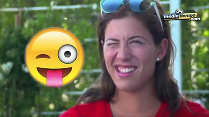 'Masha', Serena y otras imitaron a los emoticones
