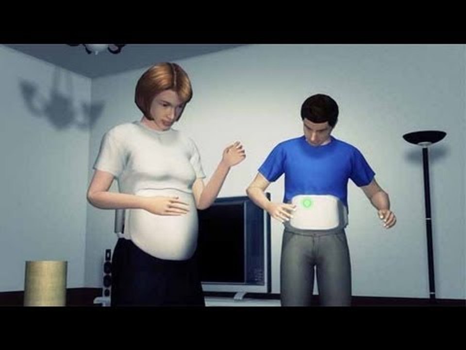 パパ大感動　胎動体験ベルト