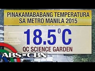 Metro Manila temperature drops to to 18.5