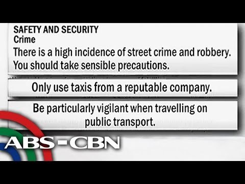 UK nagbabala sa mga Briton na nasa Pilipinas