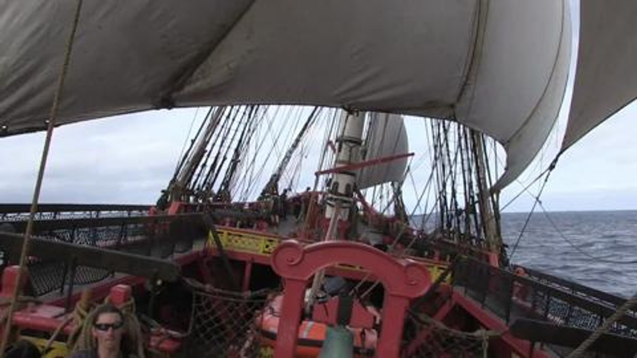 Départ et traversée de l'Hermione pour l'Amérique (3/3)