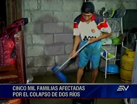 5 mil familias afectadas por colapso de dos ríos en El Oro