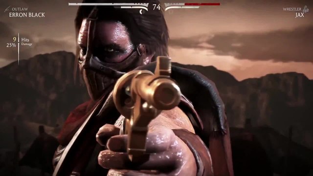 Mortal Kombat X - Erron Black Combos Tutorial Gameplay (2015)
