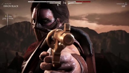 Mortal Kombat X - "Erron Black" Combos Tutorial Gameplay (2015)