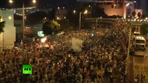 Hong Kong protests escalate: Police use tear gas, pepper spray