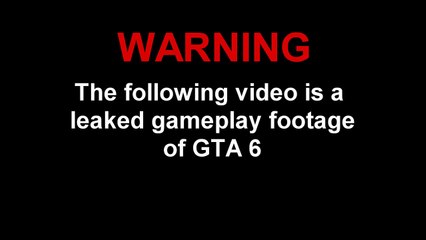 GTA 6 NEW LEAKED GAMEPLAY! *HD*