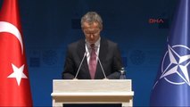 Antalya NATO Genel Sekreterı Jens Stoltenberg Basın Toplantısı Düzenledi