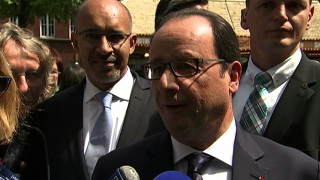 Interview lors du déplacement à Aix-la-Chapelle, pour la remise du Prix Charlemagne