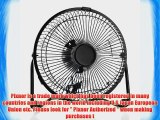 Pixnor 8-inch 360-degree Rotating 2-Mode Adjustable USB Power Mini Metal Electric Cooling Fan