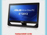 ASUS ET2013IUTI-03 20-Inch All-in-One Desktop (2.6 GHz Intel G2030T Pentium Processor 4GB DDR3