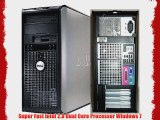 Dell Optiplex 760 Intel Dual Core 2.8 GHZ 8GB DDR2 1TB 7200 RPM Windows 7 Home 64 BIT USB WIFI