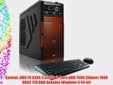 CybertronPC Hellion GM1213C Desktop (Black/Orange)