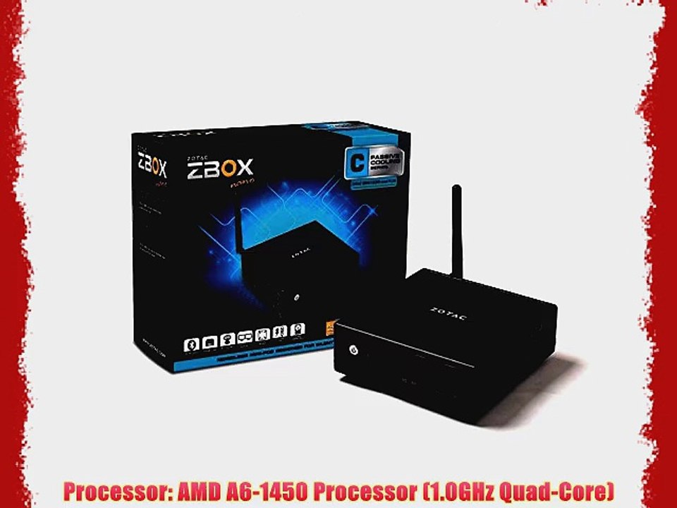 Zotac Mini PC Barebones System ZBOX-CA320NANO-U