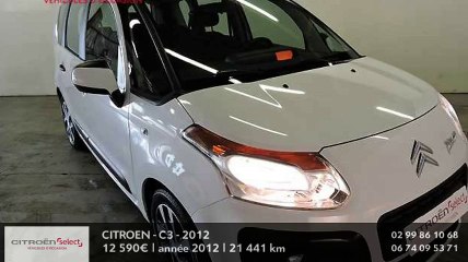 Annonce Occasion CITROëN C3 Picasso HDi 90 FAP Confort 2012