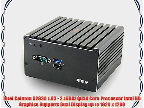 Jetway JC320U93W-2930-B Intel Celeron N2930 Dual Intel LAN Fanless NUC 2.5 HDD