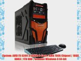 CybertronPC Shockwave GM1213G Desktop (Black/Orange)