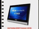 ASUS ET2020IUKI-02 Intel Pentium 4GB RAM 500 GB HD 19.5-Inch All-in-One Desktop with Windows