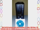 Dell Gx745 Desktop with Intel Pentium D 3.0ghz 3GB Ram 1TB (1000GB) HDD CD-DVDRW Windows Xp