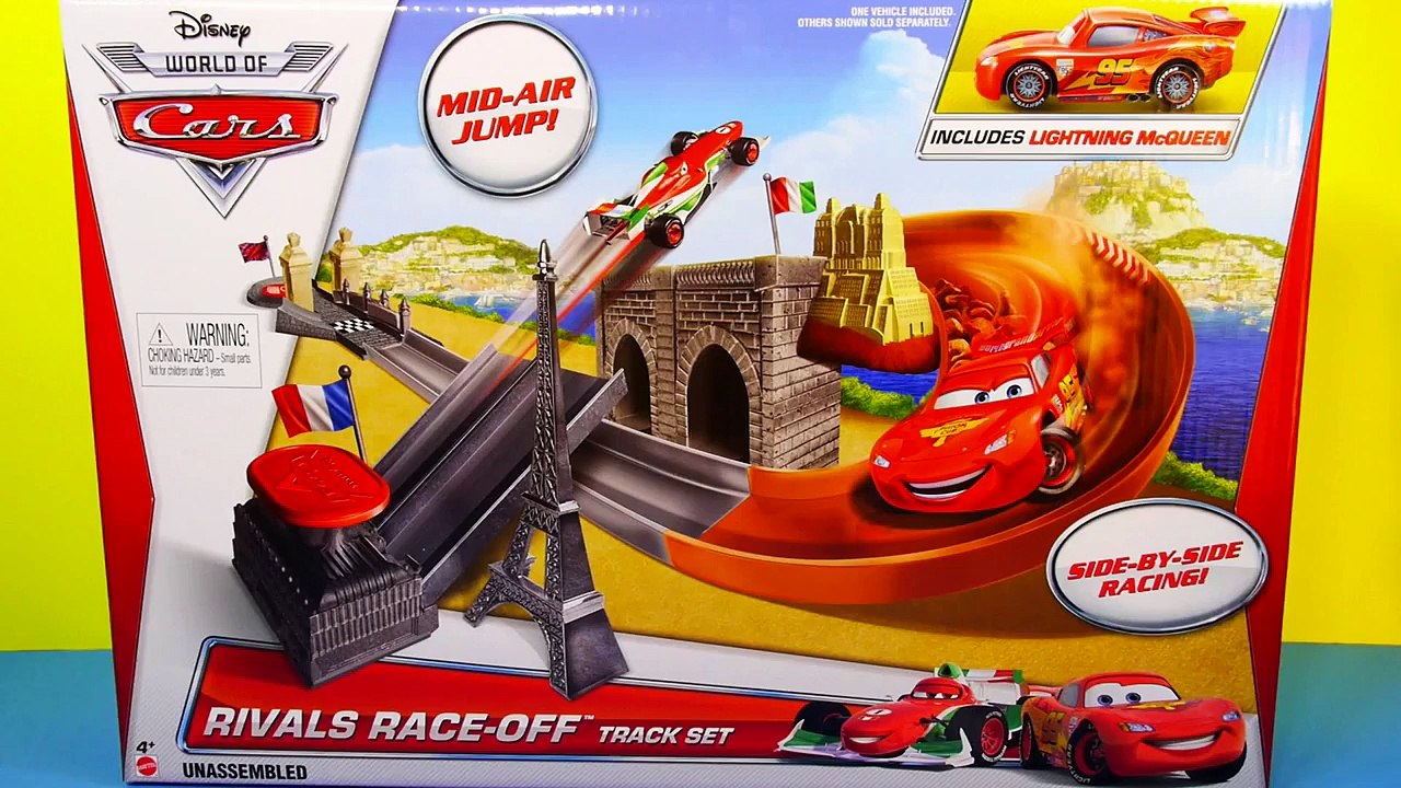 2014 Cars 2 Rivals Race Off Track Set Disney Pixar Cars Lightning ...