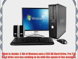 Dell OptiPlex 745 WiFi Desktop Pentium D 2.8GHz 250GB Hard Drive Windows 7 Home Premium 17