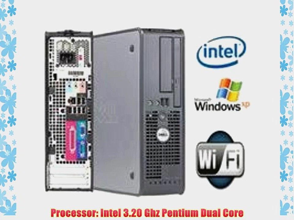 Dell Optiplex GX620 3.2GHz Intel Pentium Dual Core WiFi Small Form Factor Desktop PC