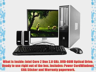 HP DC7800 Desktop Core 2 Duo 2.0GHz Processor- 2GB Memory-Windows 7 Home Premium- Complete